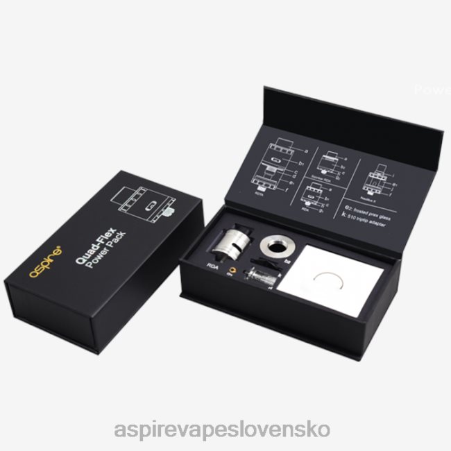 Aspire Vape Bratislava - Aspire Quad-Flex napájací zdroj FR4PB8192 čierna