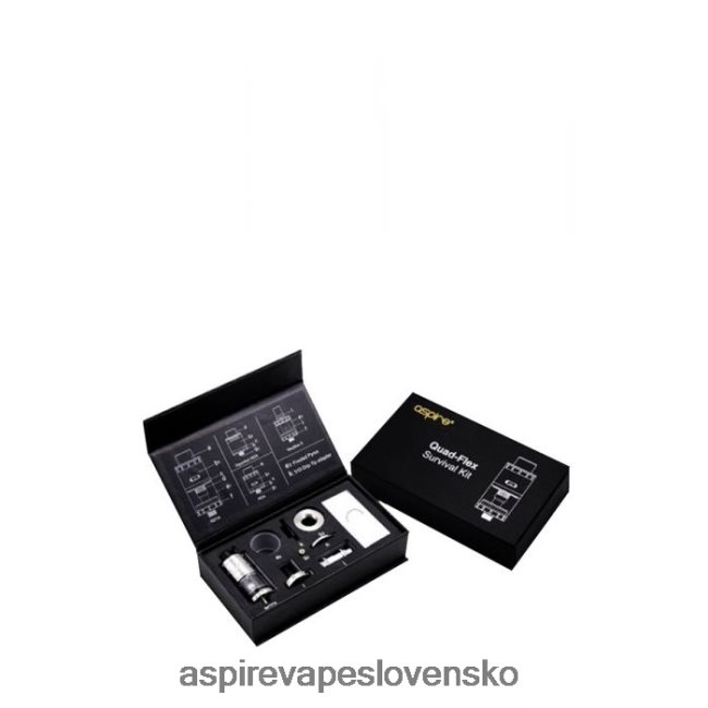 Aspire Vape Kit - Aspire Quad-Flex balíček na prežitie FR4PB8190 čierna